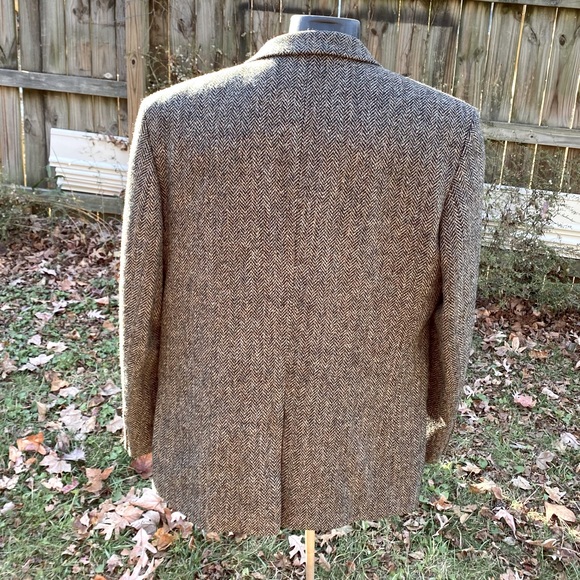 Harris Tweed Alexander London Gray Wool Sport Coat 52 - Picture 5 of 17